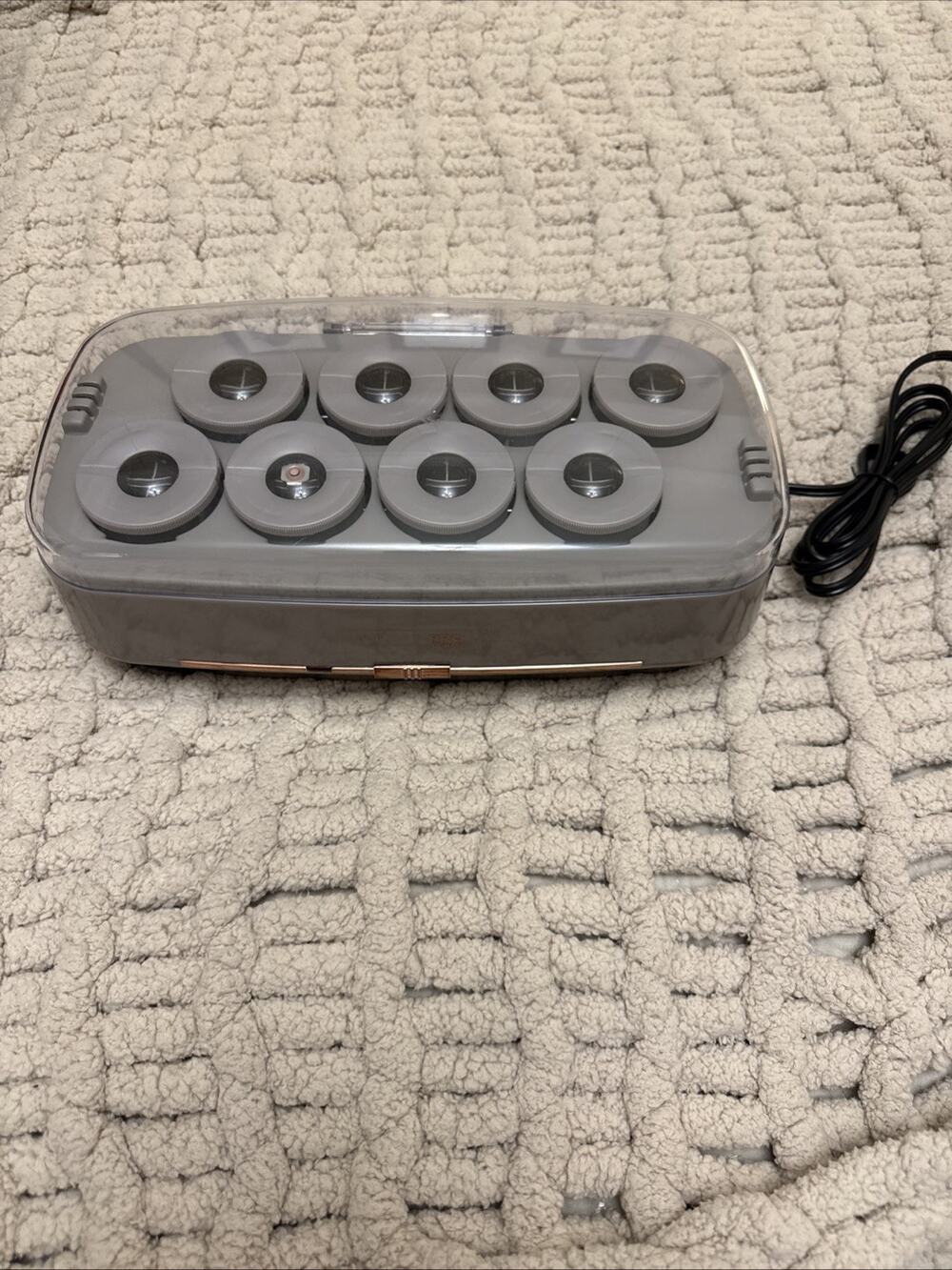 Conair InfinitiPRO HS800 Hot Rollers Hair Setter 8 Rollers Tested Works No Clips